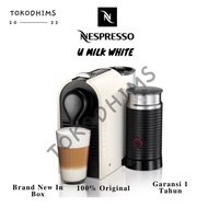 Nesspresso U Milk Capsule Coffee Machine White with Milk Frother