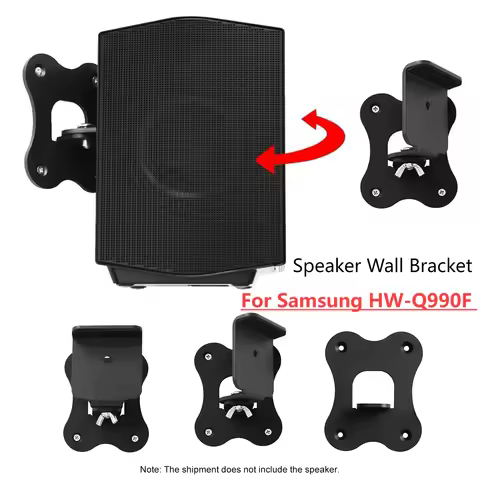 Speaker Wall Bracket Metal Home Theater Surround Wall Bracket Screws Included for Samsung HW-Q990F R