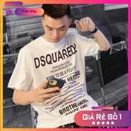 Big Letter Printed T-shirt Full Front, DSQUARED2 T-shirt 100% high quality cotton Thai Tran Wholesal