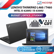 Lenovo ThinkPad T460 - Intel Core i5-6300U / 4GB 8GB DDR3 Ram / 240GB SSD I5 6TH Gen Budget Laptop N