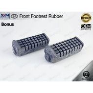 SYM Bonus110 / Bonus 110 SR / Front Footrest Rubber / Getah Pemijak Kaki Depan Best Quality
