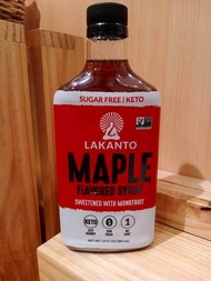 lakanto maple flavored syrup sweetened with monkfruit (keto diet no sugar) 384ml.