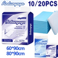 10/20PCS Adult Underpad 80*90cm Disposable Underpads for Adults Strong Water Care Pad Elderly Incont