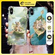 Tiger Case Tips for 12 Zodiac Animals 490 491 for iPhone Shockproof Camera Protection 6s/7/8/Plus/X/