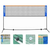 🏸Portable Badminton Net Set Bulu Tangkis Tennis Volleyball Sepak Takraw Sports Net Stand Rack