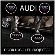 Audi LED Car Door Shadow Courtesy Step Light Welcome Light wireless LED Light Projector