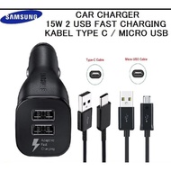 Car Charger Samsung Galaxy USB Type C 15w 100% modern E7Y7 trendy durable NEW simple BIG recommended