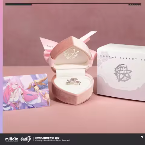 Official Merch miHoYo Honkai Impact 3rd Elysia Ring Original Authentic ELYSIA Prop Collection Herrsc