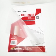 Transparent Portable Thick L-Type File Bag