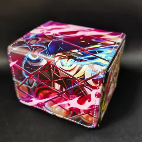Yugioh Kewl Tune Deck Box Yu-Gi-Oh! WS TCG OCG PTCG Trading Cards Pu Leather Storage Box Case 100+