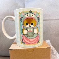 全新山下菓子Kingsley cafe 水怪mofusand丑魚人魚漢頓鯊魚貓馬克杯mug