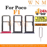 For Poco F1 Sim Card Tray Sim Card Slot Holder Card Holder Reader SD Slot Adapter Replacement Part