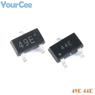 100pcs/5pcs 44E 49E SOT23 SMD Hall Effect Sensor Switch SMD Hall Element  Sensor Switch Brushless El