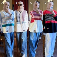 KEMEJA Lines Shirt By GYL (PO 31 July)