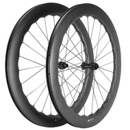 Wholesale 700C Carbon Fiber UD Matte Disc Brake Wheelset For Road Height 6560mm Racing Bike Wheels with OEM Service
