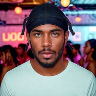 Simulation Silk Men's Baotou Bottoming Cap Fashionable Braids Elastic Round Cap Cycling Sports Hat