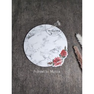 Cake Board Round Poinsettia Cake Stand/ Cake Base/ Board/ Marble Stand/