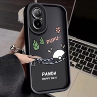 Case For Realme C67 4G 12 Lite Fun Panda Pattern Shockproof Silicone Phone