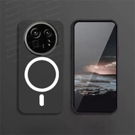 HP SHARP AQUOS R9 / R9 PRO Black Silicone Ring Magsave Soft Phone Case