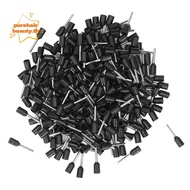 PUREHAIRBEAUTY 1000PCS Ferrule Terminal, E0508 22AWG Insulated Crimping Terminal, Durable Tubular Bl