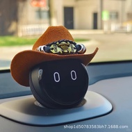 Cute Unique Creative Car Dashboard Decoration NIO Nomi Robot Handmade Hat DIY Internal Decoration ES