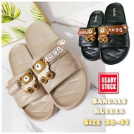 Sandal tapak getah girl perempuan size 36-41