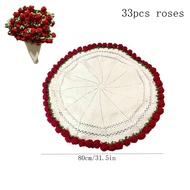 【Super low price】1pcs Finished Flower Bouquet Blanket Soft and Lightweight Knitted Throw Blankets fo