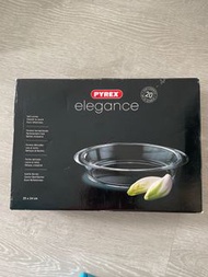 康寧餐具 Pyrex 透明耐熱玻璃雙耳淺鍋