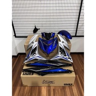 MAGICBOY Y15ZR V1 V2 BODY COVER SET EXCITER MX KING BLUE SILVER BLACK VIETNAM CUSTOM DESIGN SIAP TAM