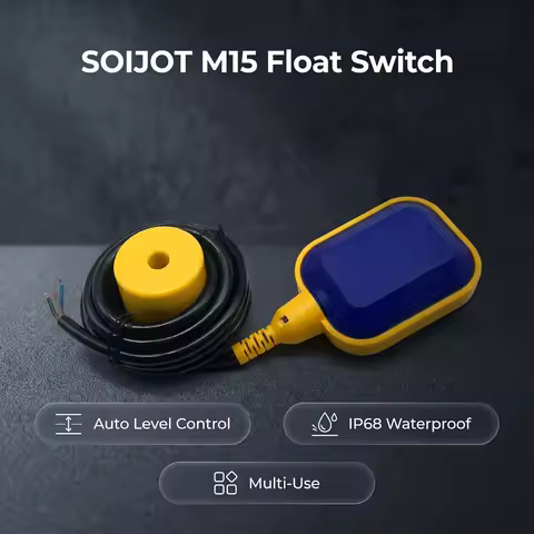 1PC M15-2 M15-3 M15-4 M15-5 Cable Controller Float Switch Liquid Fluid Water Level Float Switch Cont