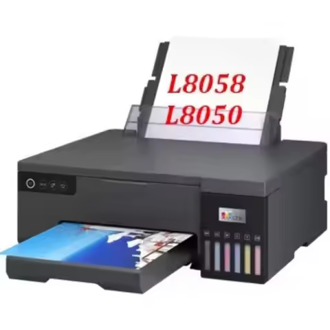 New 6 Color A4 L8050 Photo Printer Sublimation Printer for Epson L8058 Imprimante Inkjet Printer L80
