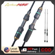 Artemis Casting Rod Fishing Rod Spinning Ultralight Carbon Batang Rod Pancing Solid Joran Pancing