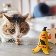 【Ready stock】 Cat Vomit Warning Sign Eye-catching Home Decor Quirky 3d Banana Peel Cat Vomit Caution