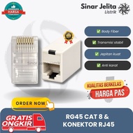 RG45 UTP 8P8C LAN Connector Head Internet CAT Connector/ + RG45 Connector