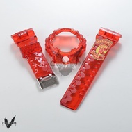 (Vcustom) GA700 CUSTOM PRINTING " MANCHESTER UNITED " BAND AND BEZEL WATCH STRAPS