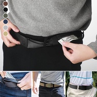 Concealed Zipper Wallet Belt For Men Easy Wearing Practical Waist Belt Gift For Birthday