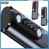 LUCKY-SUQI Magnetic Charging Adapter Type-C to 7.62 2/4 Pin Converter 90 Degree LED Indicator for Ki