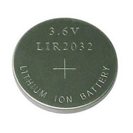 1 piece 3.6V LIR2032 lir 2032 lithium ion rechargeable battery 40mah Li-ion button coin cell replace