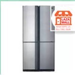 az (HIGH CLASS )Sharp 4 door  Inverter Refrigerator SJF85VMSS BESAR  PETI AIS FRIDGE J-TECH SYSTEM 7