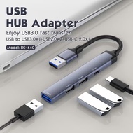 NEW LDNIO 4 in 1 USB-C HUB USB 3.0 5GBPS MODEL-DS-44C USB-C TO USB 3.0 x1 + +USB 2.0 x2 +USB-C 2.0 x
