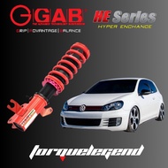 (Volkswagen Golf VI/MK6/STRUT54.5 (08'-13')GAB HE Series Adjustable Absorber High Low Bodyshift GAB Suspension Coilover