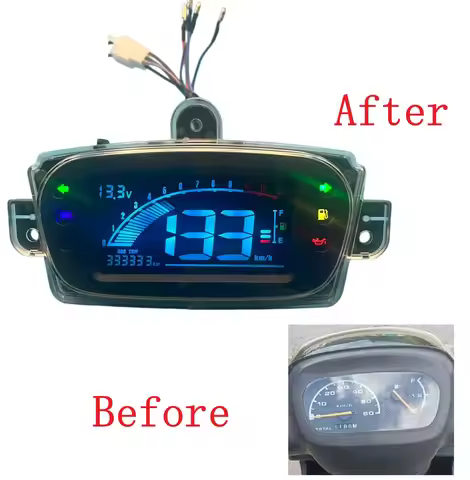 For Yamaha 4JP JOG Neos 100 YN 100 YN100 (5KK1) 1997-2021 Motorcycle Speedometer Tachometer LED digi