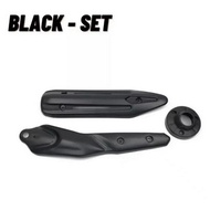 Exciter exhaust cover GP cover steel+ muffler cap+ middle cover 3in1 set for Yamaha LC135 V2 V3 V4 V