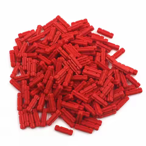 MOC Building Blocks Self-Locking Bricks Technical Parts 215pcs Technical 2M CROSS AXLE W.GROOVE comp