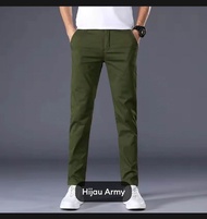 Celana Chinos Pria Dewasa Chinos Slim Fit Premium