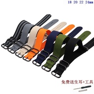 2024 High quality♙❆ 蔡-电子1 Suitable for SEIKO Seiko Water Ghost can DW nylon watch strap 18 20 22 24mm waterproof ins strap