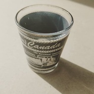 美國老物 加拿大著名地標景點浮雕印花shot杯