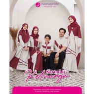 Family Sarimbit Clothes Rauna/ SR - 08 Maroon Muslim Fashion/