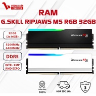 RAM DDR5 GSKILL RIPJAWS M5 RGB 32GB (16GB x2) BLACK / WHITE Genuine FullVAT