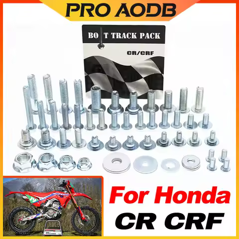 Hardware screw Bolt Full Plastics Fastener repair tool Kit For Honda CR 80 85 125 250R 500R CRF 150F